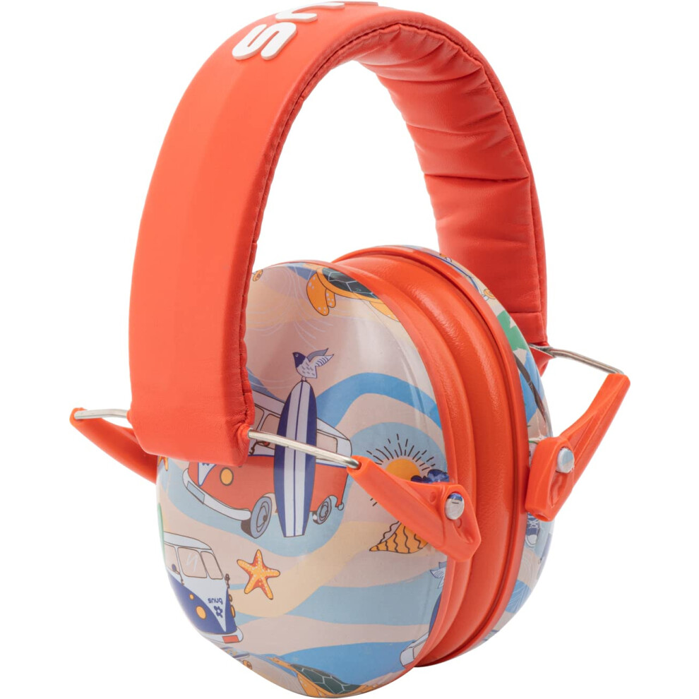 Snug Kids Ear Protection - Noise Cancelling Sound Proof Earmuffs/Headphones For Toddlers, Children & Adults (Beach)