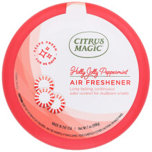 Citrus Magic Holiday Geruchsabsorbierender fester Lufterfrischer Holly Jolly Peppermint 7-Unzen