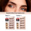 Kiss New York Professional Kit per Sopracciglia con Timbro e Stencil (Stencil-Dramatico) 4