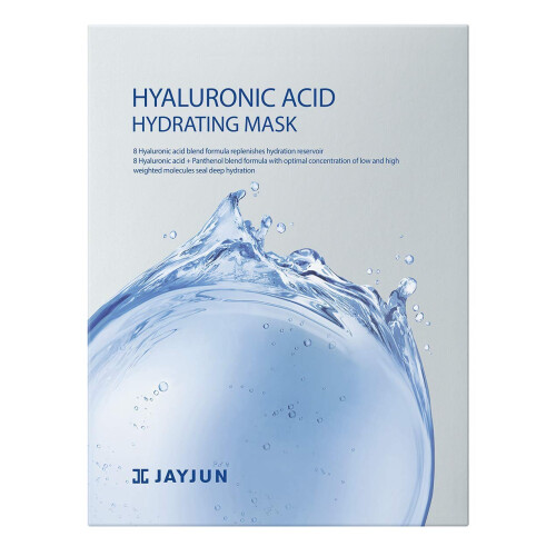 JAYJUN Hyaluronic Acid Hydrating Mask (10 Sheets) - 8-Layer Moisture Technology for Deep Hydration & Revitalization 2