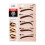 Kiss New York Professional Kit per Sopracciglia con Timbro e Stencil (Stencil-Dramatico) 1