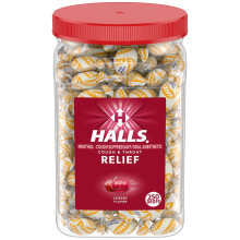 Halls Relief Cherry Cough Drops Bulk Cough Drops 250 Drops