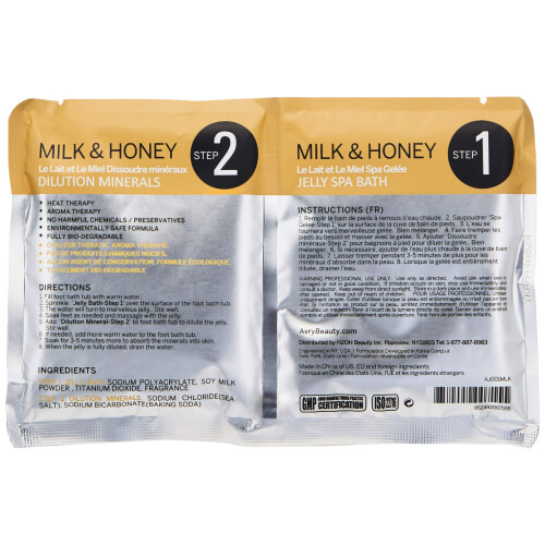 AvryBeauty Gel-Ohh Jelly Spa - Leite e Mel 1 ct. 1