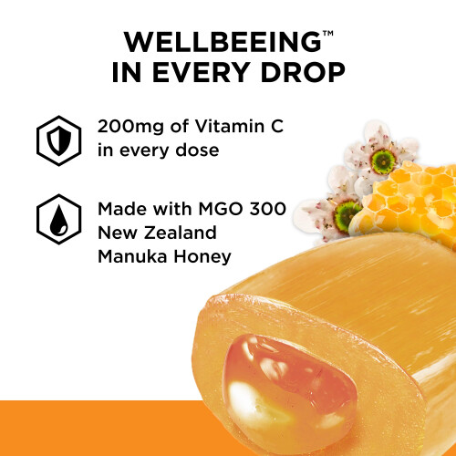 Manuka-Honig gefüllte Drops mit Ingwer & Vitamin C 2