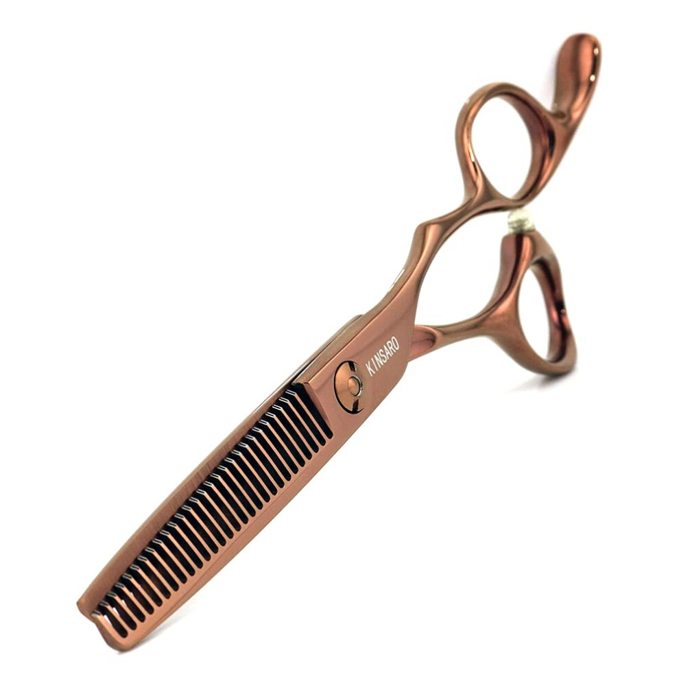 Kinsaro 5.5 Inch Hair Thinning Scissors 440C Hair Thinning Shears Professional Hair Thinning Shears Hair Scissors Barber Scissors Convex Edge