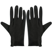 Beaupretty idratante eczema guanti di cotone 12 coppie guanti di cotone nero per mani asciutte guanti