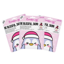 The Crme Shop Ole autuas iho! Penguin Holiday Holiday Animated Face Sheet Mask | Korean arkkinaamio | Joululahjat naisille | Sukkahousut (3 pakkaus)