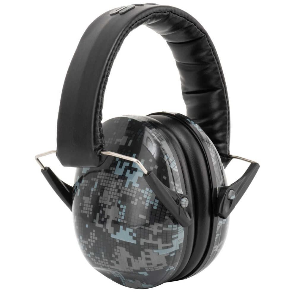 Snug Kids Ear Protection - Noise Cancelling Sound Proof Earmuffs/Headphones For Toddlers, Children & Adults (Black Digi Camo)