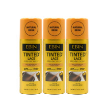 EBIN NEW YORK Tinted Lace Aerosol Spray 3er Pack  Naturbeige 2,7 Oz/ 80 ml | Schnell trocknend, wasserbestndig, keine Rckstnde, gleichmiges Auf