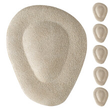 Metatarsal Pads 6 Pcs Fleece Surface Gel Foot Pad for Women Men Forefoot Pads Foot Cushion Ball of Foot Cushion for Foot Pain Relief