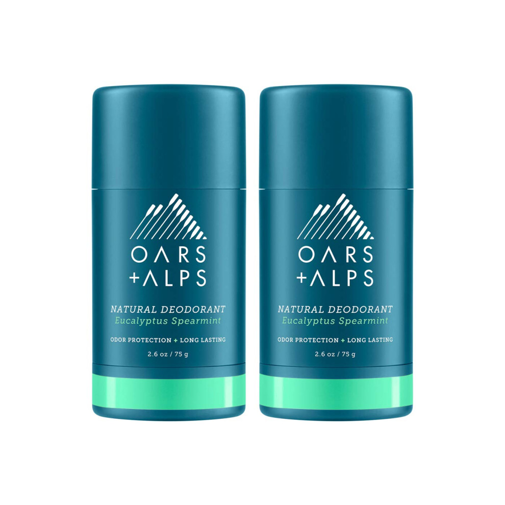 Oars + Alps Aluminum Free Deodorant For Men And Women Dermatologist Tested And Made With Clean Ingredients Vegan Travel Size Eucalyptus Spear