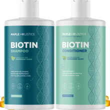 Volumizing Biotin Shampoo en Conditioner Set - Sulfaatvrije Shampoo en Conditioner voor Droog Haar