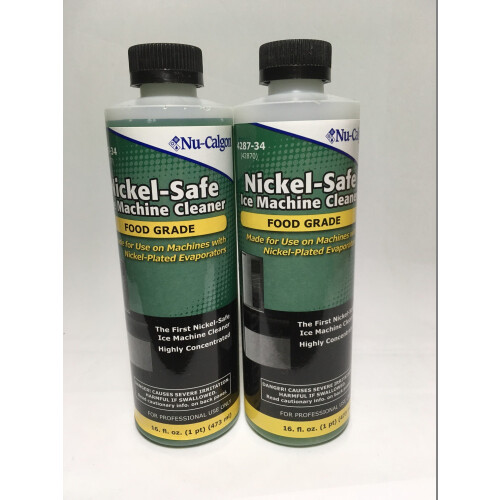 2 Pack Nu-Calgon 428734 Ice Machine Cleaner 16 oz Bouteilles
