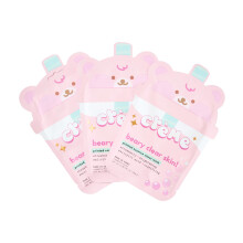 The Crme Shop Boba Bears Beary Clear Skin! Sheet Mask - Verhelderend met Aardbeien Essence