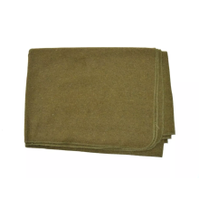 Khaki Wool Blanket 200cm x155cm Bedding Outdoor Camping