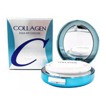 SUFICIENTE Colgeno Aqua Air Cushion FPS 50 Cobertura total Base hidratante Maquiagem Hidratante colorido Protetor solar Cosmticos coreanos para