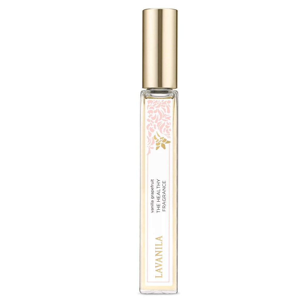 Lavanila Laboratorie Lavanila Vanilla Grapefruit Perfume For Women 0.34 Oz Roller - Citrus Warm Cedarwood & Soft Vanilla The Healthy Fragrance Clean And Natural