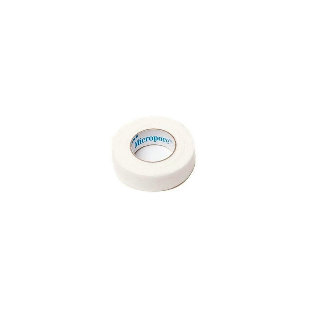 1/2"""" Micropore Tape 3M For Eyelash Extensions - Medical Tape Supply 033586364549