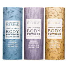 Krperpuder fr Frauen und Mnner, natrliches Geschenk fr Frauen, talkfreie, duftende Puder, Ora's Amazing Herbal Variety Set, 3 Packungen  2,
