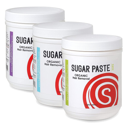 Sugaring NYC Paste Set - Zachte, Gemiddelde, Harde Organische Paste