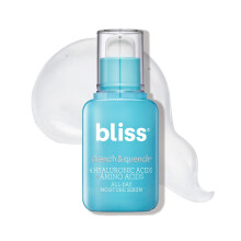 Bliss Drench & Quench Hyaluronsure-Serum mit Aminosuren | Mehrschichtige Feuchtigkeit und Aufpolsterung | Leichte Formel auf Wasserbasis | Fr alle