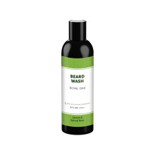 Detroit Grooming Co. Beard Wash Tiefenreinigendes und feuchtigkeitsspendendes Bartshampoo mit Aloe Vera und therischen len 8 Unzen (Royal Oak)