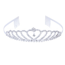 Stylov kamnky Princezna Crown celenka spona do vlasu Tiara Wedding Bride Pin