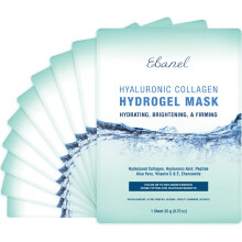 Ebanel 10er-Pack Hydrogel-Kollagenmaske fr das Gesicht, sofort aufhellende, feuchtigkeitsspendende Gesichtsmaske, Blattmaske fr Straffung, Lifting,