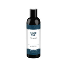 Detroit Grooming Co. Beard Wash - Syväpuhdistava ja kosteuttava partashampoo aloe veralla ja eteerisillä öljyillä - 8 unssia (Ironwood)