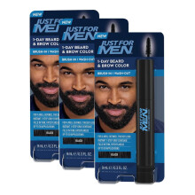 Juste pour les hommes Couleur temporaire de barbe et de front  1 jour pour barbe et sourcils pour un look plus complet bien dfini jusqu' 30 ap