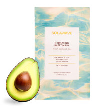 SolaWave Hydrating Sheet Mask Anti Aging Face Mask Niasiiniamidilla Kosteuttava Kasvonaamio Hyaluronihappoa Kosteuttavat kasvonaamiot (1 pakkaus)