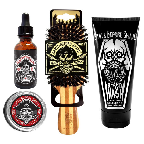 Grave Before Shave Bartpflegepaket (Bay Rum Blend)