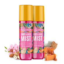 NATURE WELL Cheeky Hair & Body Mist Leichter Nebel fr Kopf bis Fu Kstlich ser und warmer langanhaltender brasilianischer Nussduft 8 Fl Oz (2er-P