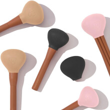 Compact Brush Bubble Silicone Makeup Brush Covers for Travel A Storage & Organizer Case for Brushes to protect Makeup Bag Re-designed Universal