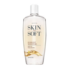 Avon Skin So Soft Radiant Moisture Badolie, Groot 25 fl oz | Geurende Bodyolie met Pioenrozen Musk | Vochtinbrengend & Hydraterend