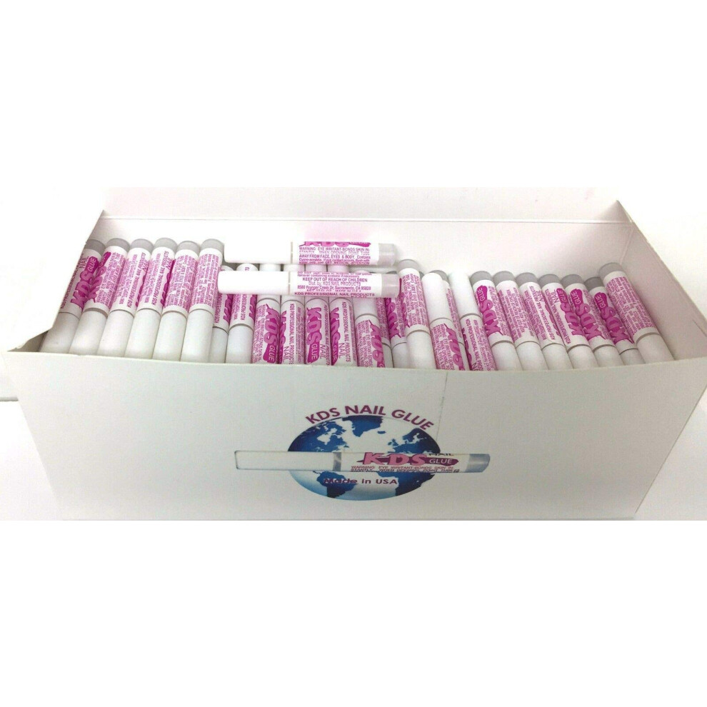 Kds 100 Pcs Nail Tip Glue - Adhesive Super Bond For Acrylic Nails Tips