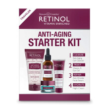 Retinol Anti-Aging Starter Kit  Originln Retinol pro mlad vzhled  [4] Produkty vhodn velikosti Ideln na cesty nebo na prvn vyzkouen  Cle