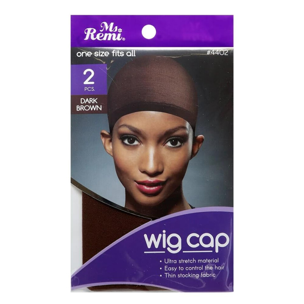 Annie Ms. Remi Wig Cap 2Pc Dark Brown