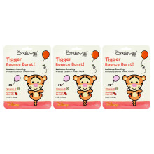 The Creme Shop x Pooh & Friends Radiant Glow Revitalizing Youth Soothing Skincare - C-vitamiini Niasiiniamidi Rose Water Sheet Masks - BOUNCE BURST!