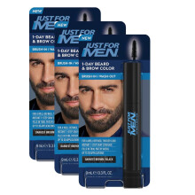 Juste pour les hommes Couleur temporaire de barbe et de front  1 jour pour barbe et sourcils pour un look plus complet bien dfini jusqu' 30 ap