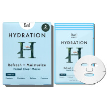 Rael Face Mask Skin Care Kosteuttavat kasvonaamiot - Bamboo Facial Sheet Mask Korean Skincare Dewy Skin Care Kosteuttava ja kosteuttava hedelmäuuttei