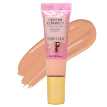 Winky Lux Peeper Correct Peach Farbkorrektor neutralisiert dunkle Bereiche  getnter, cremiger Farbkorrektor fr einen glatten und gleichmigen Tei