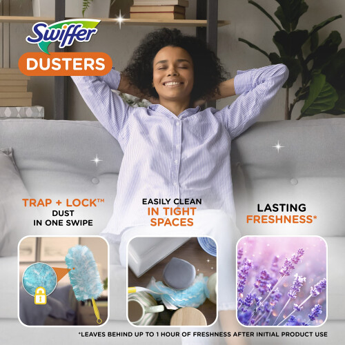 Swiffer Dusters Multi-Surface Duster Refills Lavender Scent 10 ct 2
