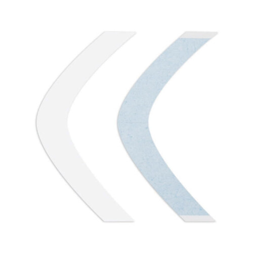 Fita de suporte frontal de renda de 5 polegadas super larga A Contour. 1 pacote = 24 peas 3/4"""" X 5"""" de comprimento