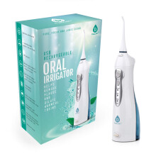 Il filo d'acqua dell'irrigatore orale ricaricabile USB pursonico aiuta a rimuovere la placca e diluire le tossine dannose.