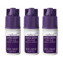 Nailene Ultra Quick Nagellijm - Duurzaam, Eenvoudig aan te brengen - Herstelt Natuurlijke Nagels - Sneldrogend