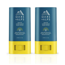 Oars + Alps Matte Sunscreen Face Stick LSF 50, wasser- und schweibestndiger Sonnenschutz, breites Spektrum an UVA/UVB-Schutz, dermatologisch getest
