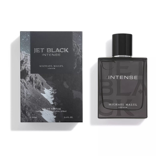 Michael Malul Jet Black Intense Eau de Parfum for Men - 100ml | 3.4oz 2