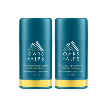 Oars + Alps Aluminiumfreies Deodorant fr Mnner und Frauen, dermatologisch getestet und mit sauberen Inhaltsstoffen hergestellt, vegan, Reisegre,