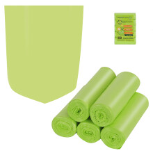 Bolsas de basura Biodegradable Bolsas de basura de 4-6 galones Reciclaje de reciclaje y bolsas de basura degradables bolsas compostables Bolsas de ba